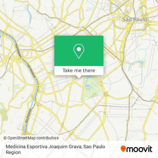 Mapa Medicina Esportiva Joaquim Grava