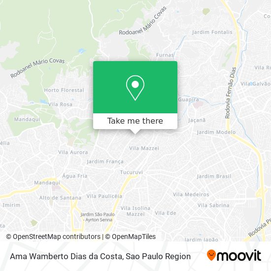 Mapa Ama Wamberto Dias da Costa