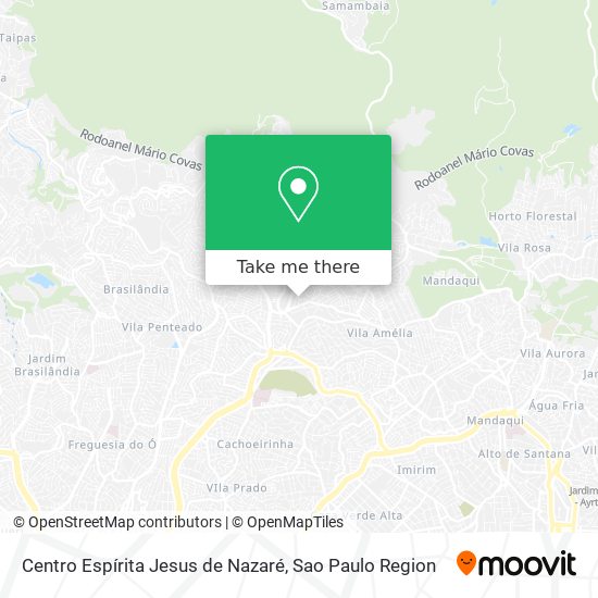 Centro Espírita Jesus de Nazaré map