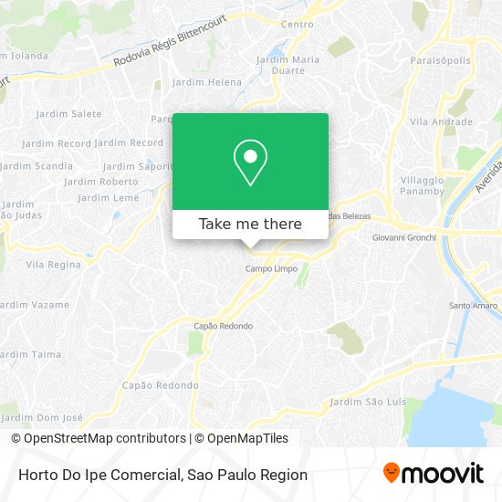 Horto Do Ipe Comercial map