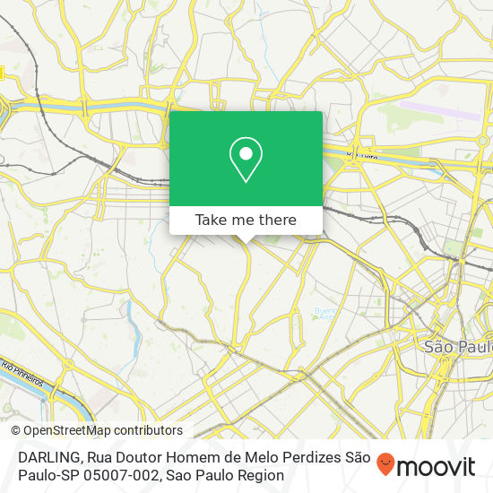 DARLING, Rua Doutor Homem de Melo Perdizes São Paulo-SP 05007-002 map