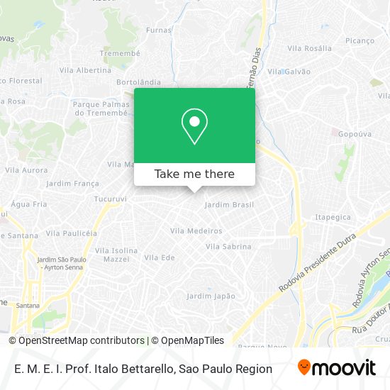E. M. E. I. Prof. Italo Bettarello map