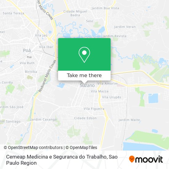 Cemeap Medicina e Seguranca do Trabalho map