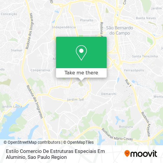 Estilo Comercio De Estruturas Especiais Em Aluminio map