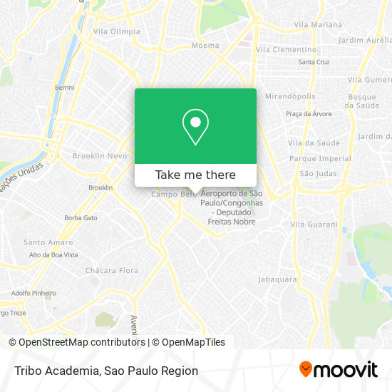 Tribo Academia map