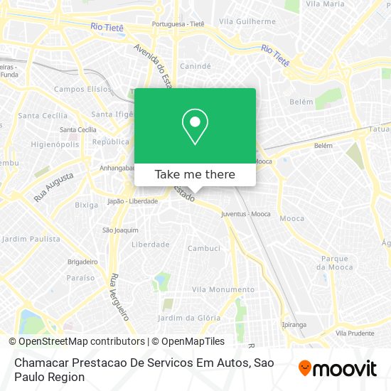 Chamacar Prestacao De Servicos Em Autos map