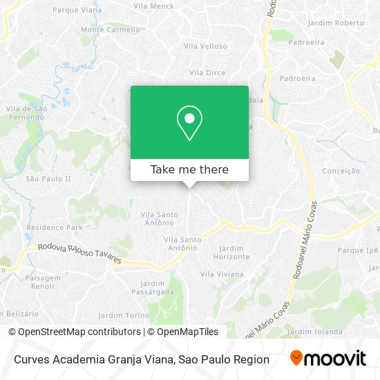 Curves Academia Granja Viana map