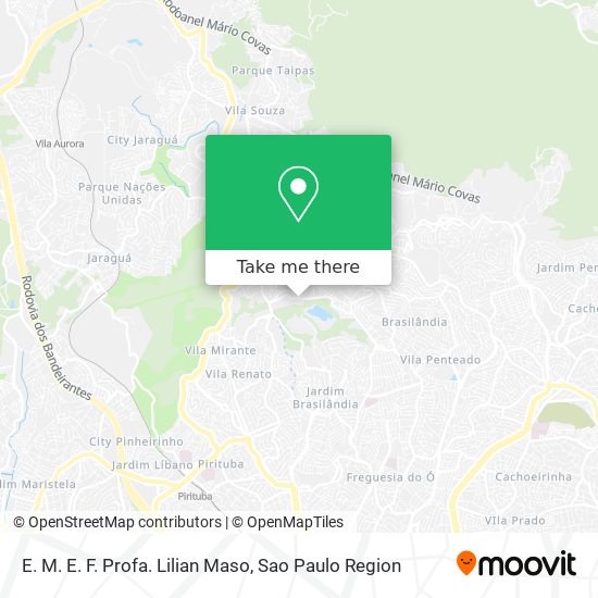 E. M. E. F. Profa. Lilian Maso map