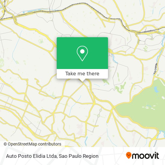 Mapa Auto Posto Elidia Ltda