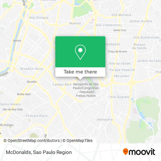 Mapa McDonalds