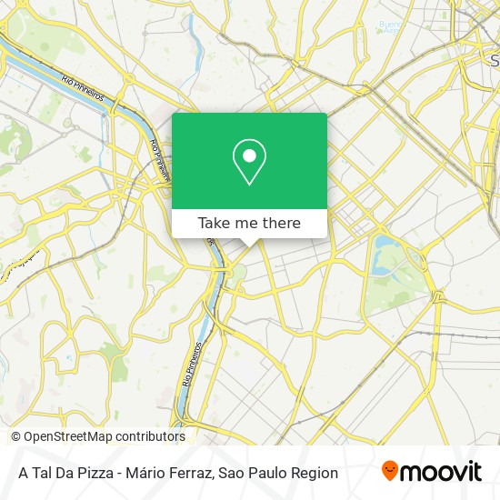 A Tal Da Pizza - Mário Ferraz map