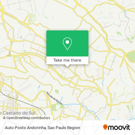 Mapa Auto Posto Andorinha