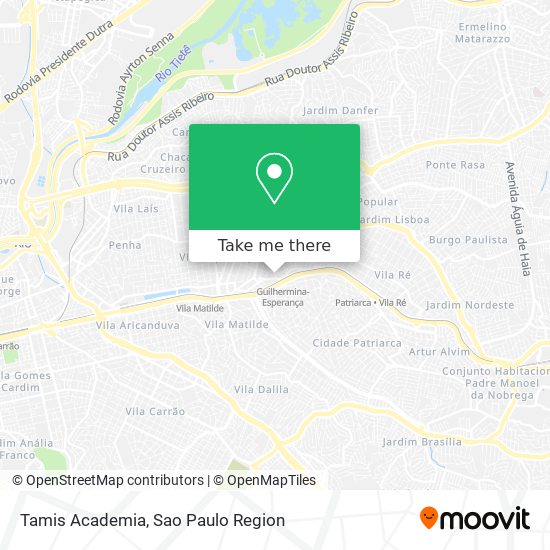 Tamis Academia map