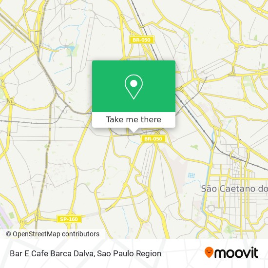 Mapa Bar E Cafe Barca Dalva