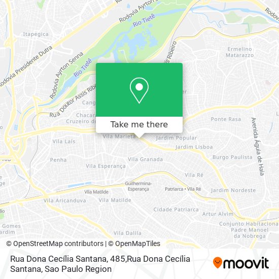 Rua Dona Cecília Santana, 485,Rua Dona Cecília Santana map