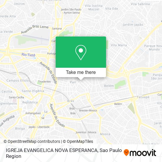 IGREJA EVANGELICA NOVA ESPERANCA map