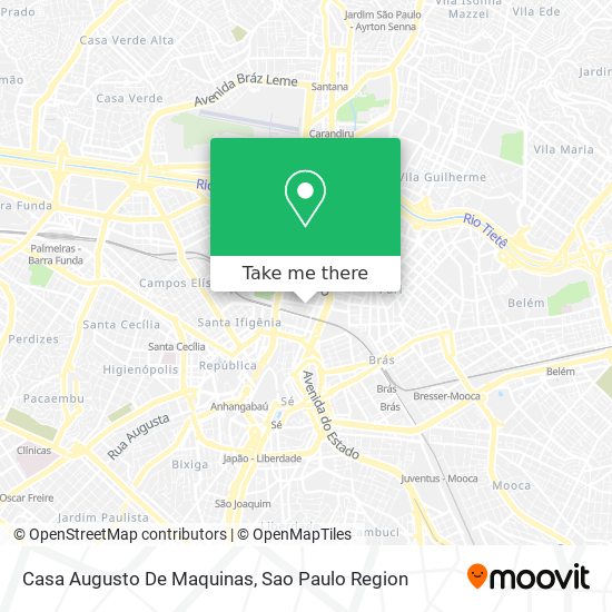 Mapa Casa Augusto De Maquinas