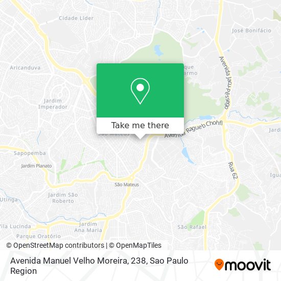 Avenida Manuel Velho Moreira, 238 map