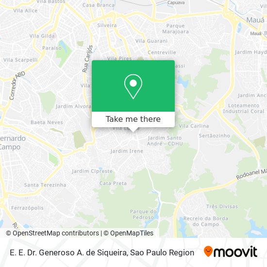 E. E. Dr. Generoso A. de Siqueira map