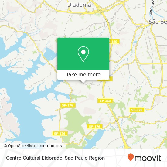 Mapa Centro Cultural Eldorado
