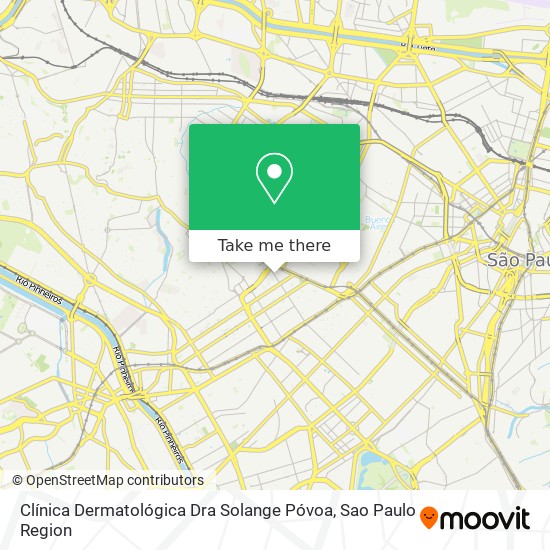 Clínica Dermatológica Dra Solange Póvoa map