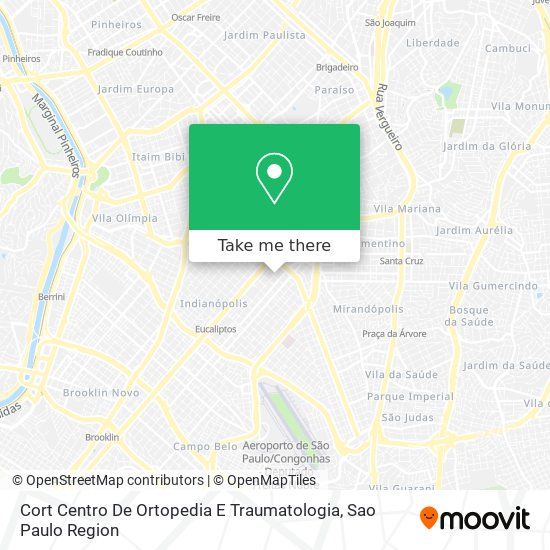 Cort Centro De Ortopedia E Traumatologia map