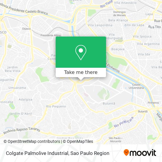 Colgate Palmolive Industrial map