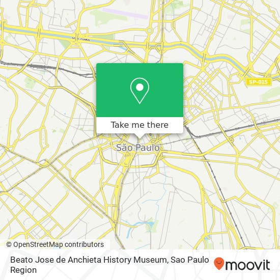 Mapa Beato Jose de Anchieta History Museum