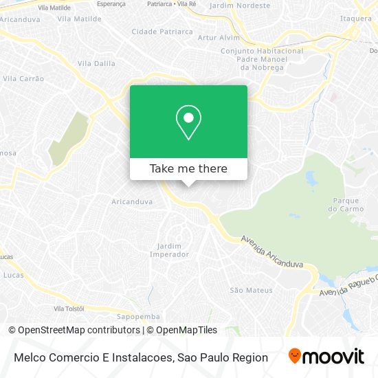 Melco Comercio E Instalacoes map