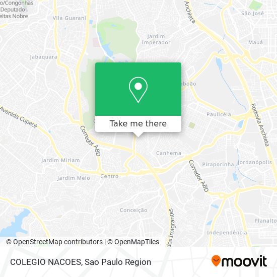 COLEGIO NACOES map