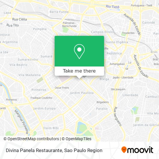 Divina Panela Restaurante map