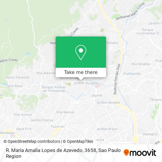 Mapa R. Maria Amalia Lopes de Azevedo, 3658