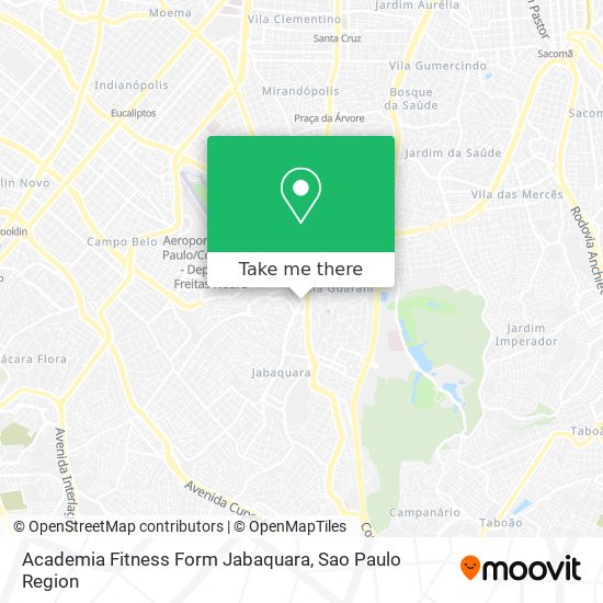 Academia Fitness Form Jabaquara map