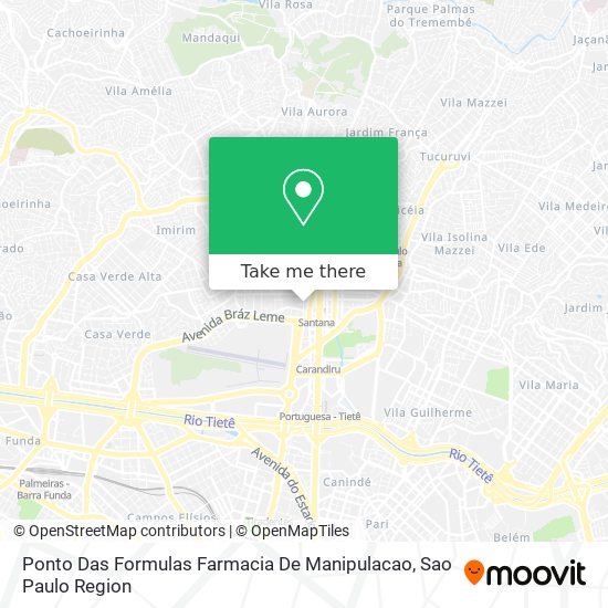 Ponto Das Formulas Farmacia De Manipulacao map