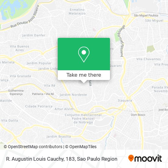 Mapa R. Augustin Louis Cauchy, 183