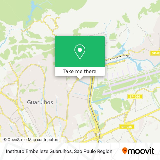 Instituto Embelleze Guarulhos map