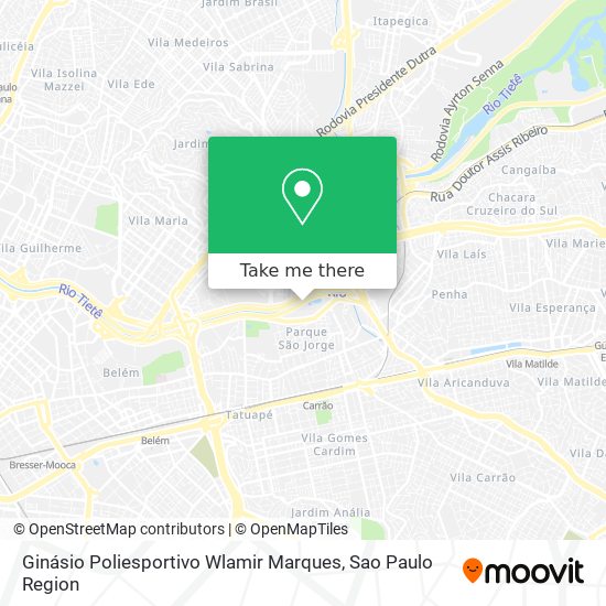 Ginásio Poliesportivo Wlamir Marques map