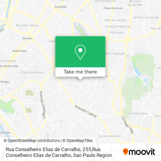 Mapa Rua Conselheiro Elias de Carvalho, 255,Rua Conselheiro Elias de Carvalho