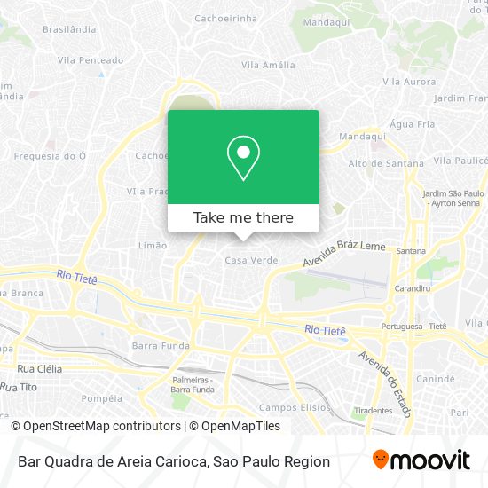 Bar Quadra de Areia Carioca map