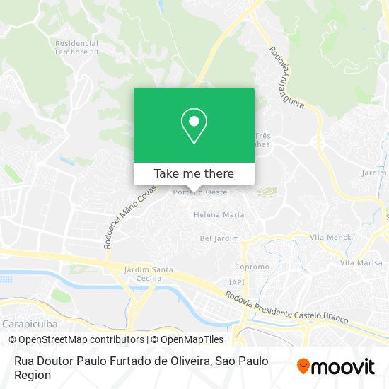 Rua Doutor Paulo Furtado de Oliveira map