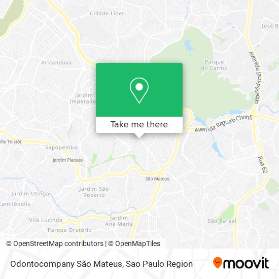 Mapa Odontocompany São Mateus