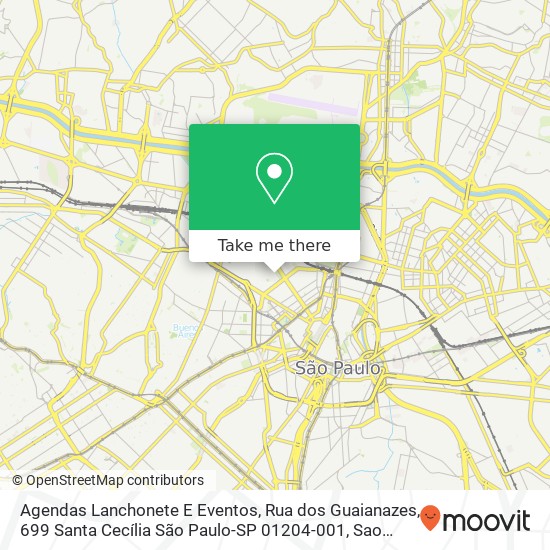 Agendas Lanchonete E Eventos, Rua dos Guaianazes, 699 Santa Cecília São Paulo-SP 01204-001 map