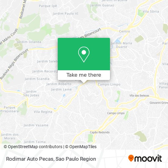 Rodimar Auto Pecas map
