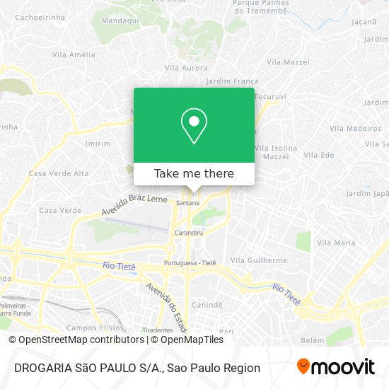 Mapa DROGARIA SãO PAULO S/A.