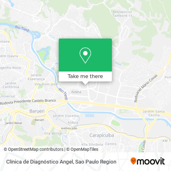 Clínica de Diagnóstico Angel map