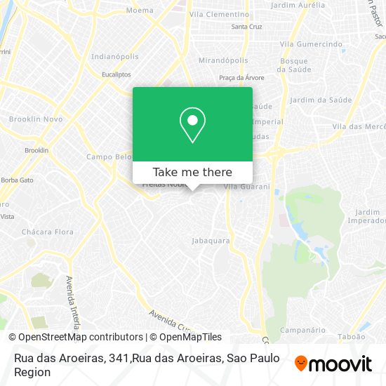 Rua das Aroeiras, 341,Rua das Aroeiras map