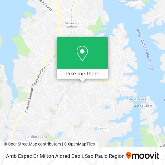 Amb Espec Dr Milton Aldred Ceoii map