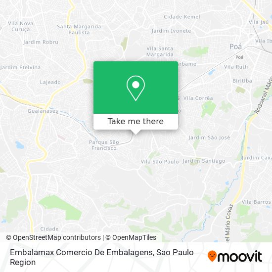 Embalamax Comercio De Embalagens map