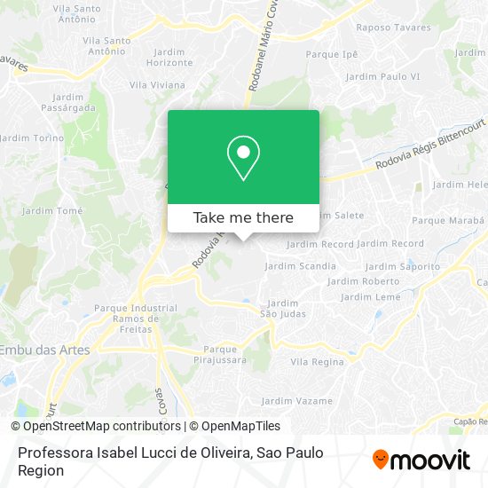 Mapa Professora Isabel Lucci de Oliveira