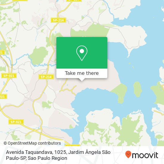 Mapa Avenida Taquandava, 1025, Jardim Ângela São Paulo-SP